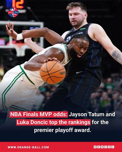 finals mvp odds live|NBA Finals MVP odds: Jayson Tatum, Luka Doncic lead odds for .